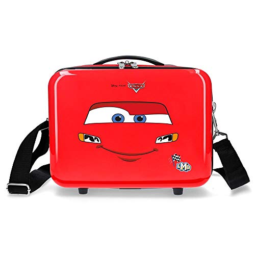 Disney Cars Lightning McQueen Kulturbeutel, anpassbar, Rot, 29 x 21 x 15 cm, starr ABS 9,14 l