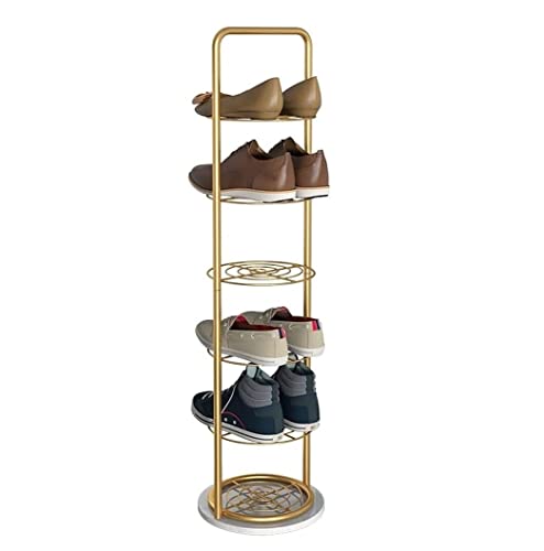 CNBYDK Schuhregal, Schuh-Organizer, Schuhständer, 6 Ebenen, vertikaler Schuhregal-Organizer, sparsam, Schuh-Organizer-Regal aus Metall, Schuhaufbewahrungsschrank, Schuhregal, Aufbewahrungs-Organizer