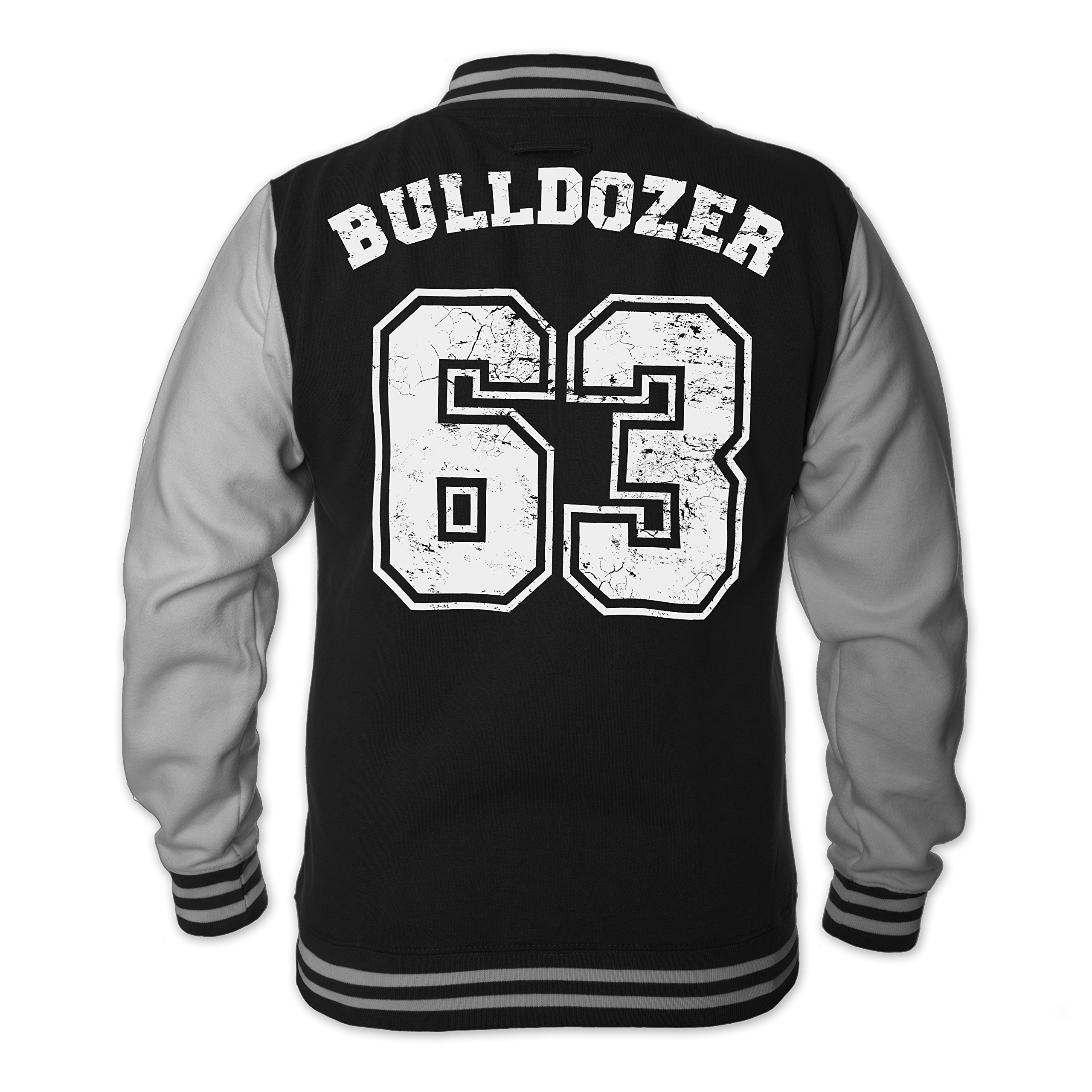 Bud Spencer Herren Bulldozer 63 College Jacket (schwarz) (L)