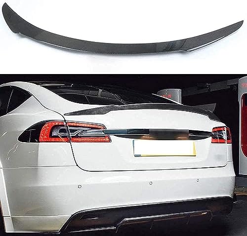 Auto Heckspoiler Spoiler für Tesla Model S 2012 2013 2014 2015 2016 2017 2018 2019,Auto-Spoiler Kofferraumspoiler Heckflügel Außen Styling Zubehör