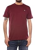 Merc of London Herren Keyport, T-Shirt, Rot (Burgandy), Groß