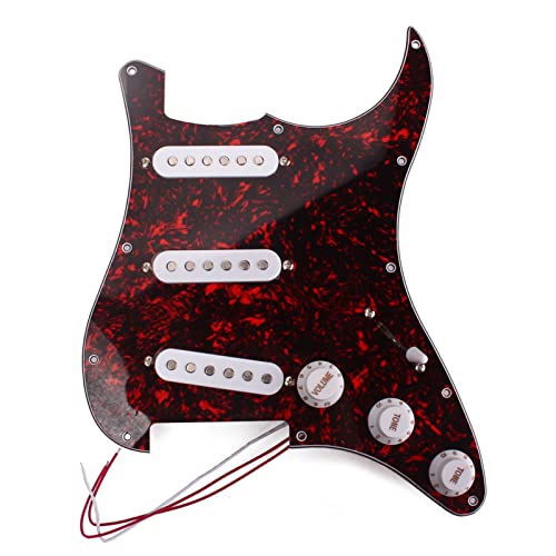 Geladenes Gitarren-Pickguard E-Gitarrengaritar SSS. Gitarre Panel E-Gitarren-Cover-Gitarren-Zubehör