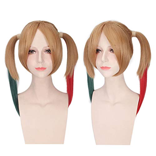 LINLINCD-Wig Anime Cosplay Perücke for Fasching Nachtleben CluI Party Dress Up Perücke Cosplay Anime Perücke Universal Farbe Harajuku Anti-Curled Herren Kurzhaar Anti-Curled Stil