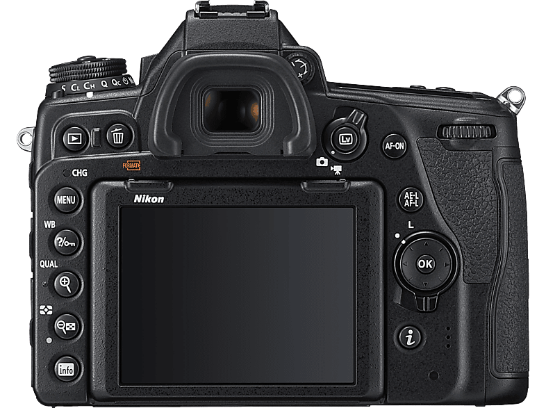 NIKON D780 Spiegelreflexkamera, 4K, FullHD, Touchscreen Display, Schwarz