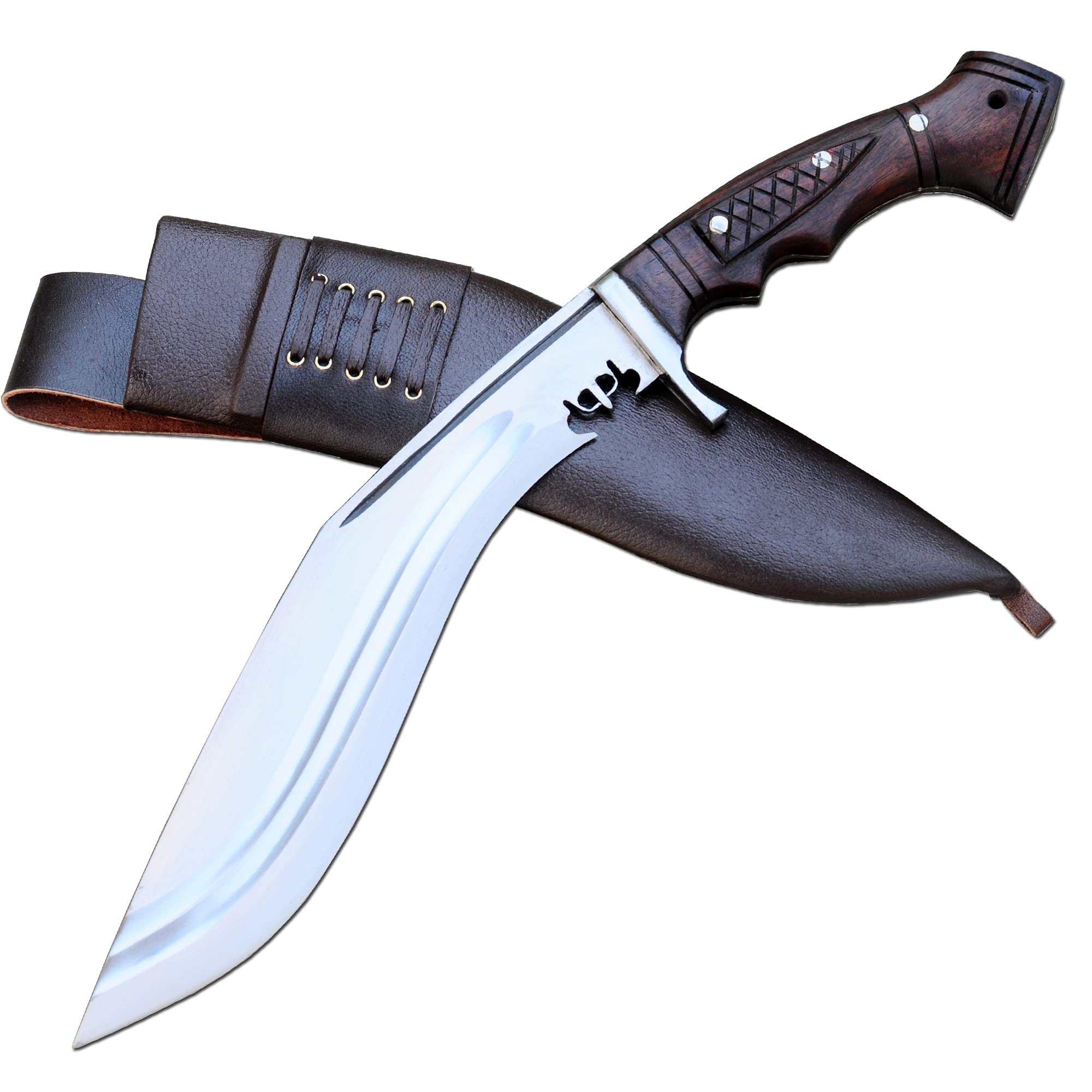 Authentisches Gurkha-Khukuri-Messer – Kukri – 30 cm lange Klinge. Handgefertigtes Khukuri – handgeschmiedet in Nepal – geschärft und gebrauchsfertig