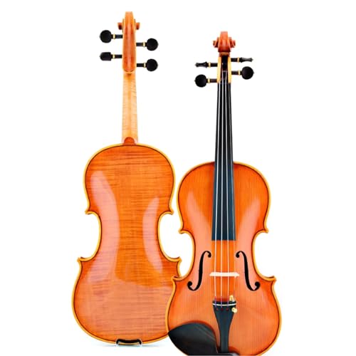 Geige Ganzseitige professionelle erwachsene Person, die handgefertigte Violine spielt (Color : 4/4)