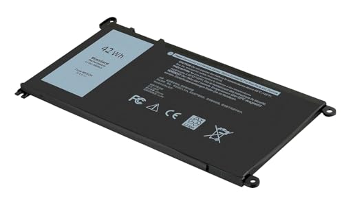 WDX0R WDXOR Laptop Akku Kompatible mit Dell Inspiron 13" 5368 5378 5379 7378 7368 14" 7460 7472 15" 5565 5567 5568 5578 5538 7579 7570 7569 17" 5767 5770 3CRH3 T2JX4 FC92N (11.4V 3600mah 42Wh)