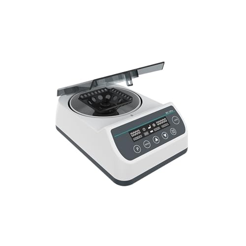 PCR-Zentrifugenmaschine, Digitale Hochgeschwindigkeits-Plasmazentrifuge, Labor-Mikrozentrifuge, 4000 U/min, 12000 U/min, 0,2/0,5/1,5/2 Ml Zentrifugenröhrchen weit verbreitet in Laboren und Schulen(12P