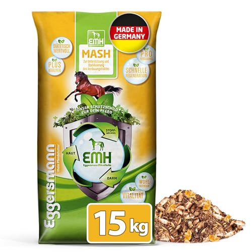 Eggersmann EMH Mash - Pferdefutter zur Unterstützung der Darmflora und Einer Guten Verdauung - 15 kg Sack