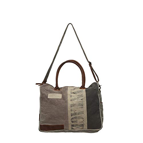 Myra Bag S-0711 Messengertasche aus Segeltuch, Vintage-Stil