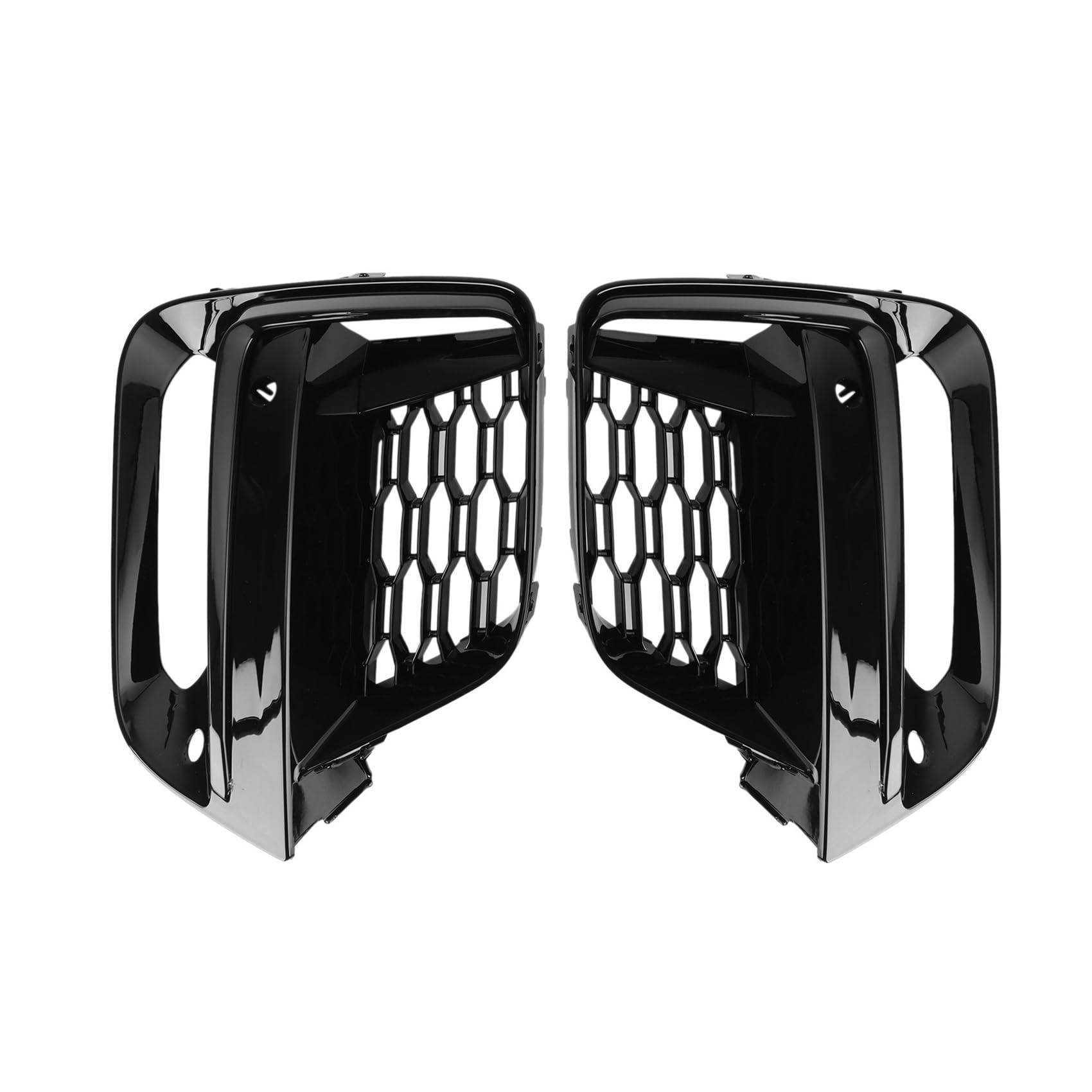 Auto Außen Lufteinlässe Für B&MW Für X3 Für G01 Für G08 Für X4 Für G02 2018-2020 Mit Nebel Lampe Loch Auto shark Kiemen Grille Trim