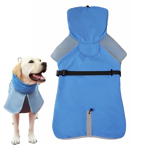 lovemetoo Hunde-Wintermantel - wasserdichte Hundejacke, Winddichte Weste, Kleidung,Warme, Dicke Haustierkleidung für Hunde, Mäntel für kaltes Wetter, Hundebekleidung für kleine, mittelgroße und große