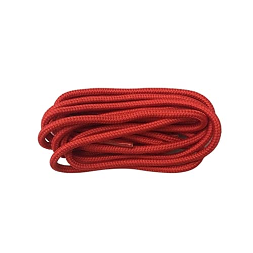 RybdaFDc Schnürsenkel, 1 Paar klassische, einfarbige, runde Schnürsenkel aus Polyester, Schnürsenkel for Sneaker, 21 Farben, 70 cm, 90 cm, 120 cm, 150 cm(Red,120cm)