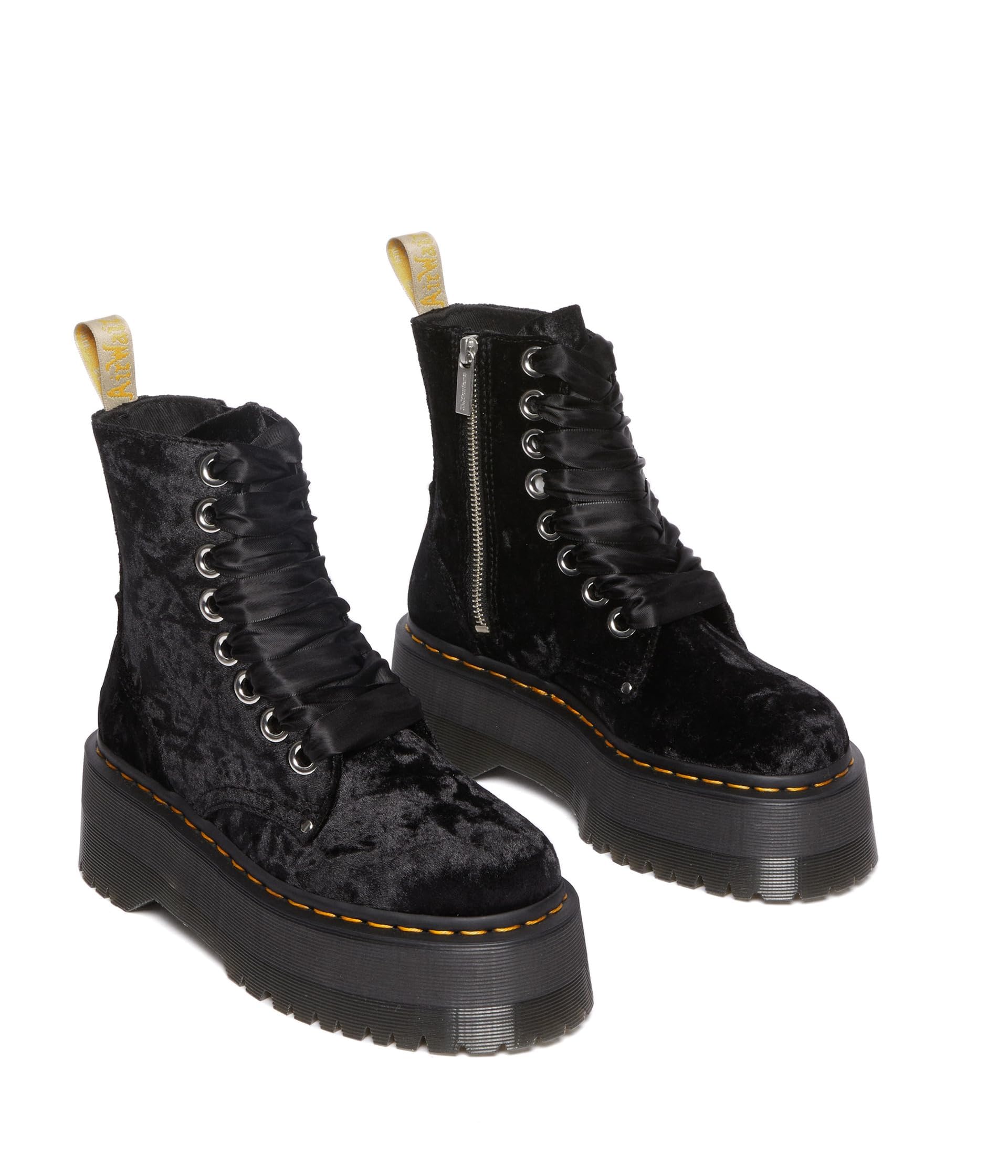 Dr. Martens Vegan Jadon Max Stiefelletten/Boots Damen Schwarz - 39 - Boots Shoes