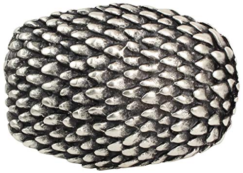 BELTINGER Gürtelschnalle Armadillo 4,0 cm | Buckle Wechselschließe Gürtelschließe 40mm Massiv | Wechselgürtel bis 4cm | Silber