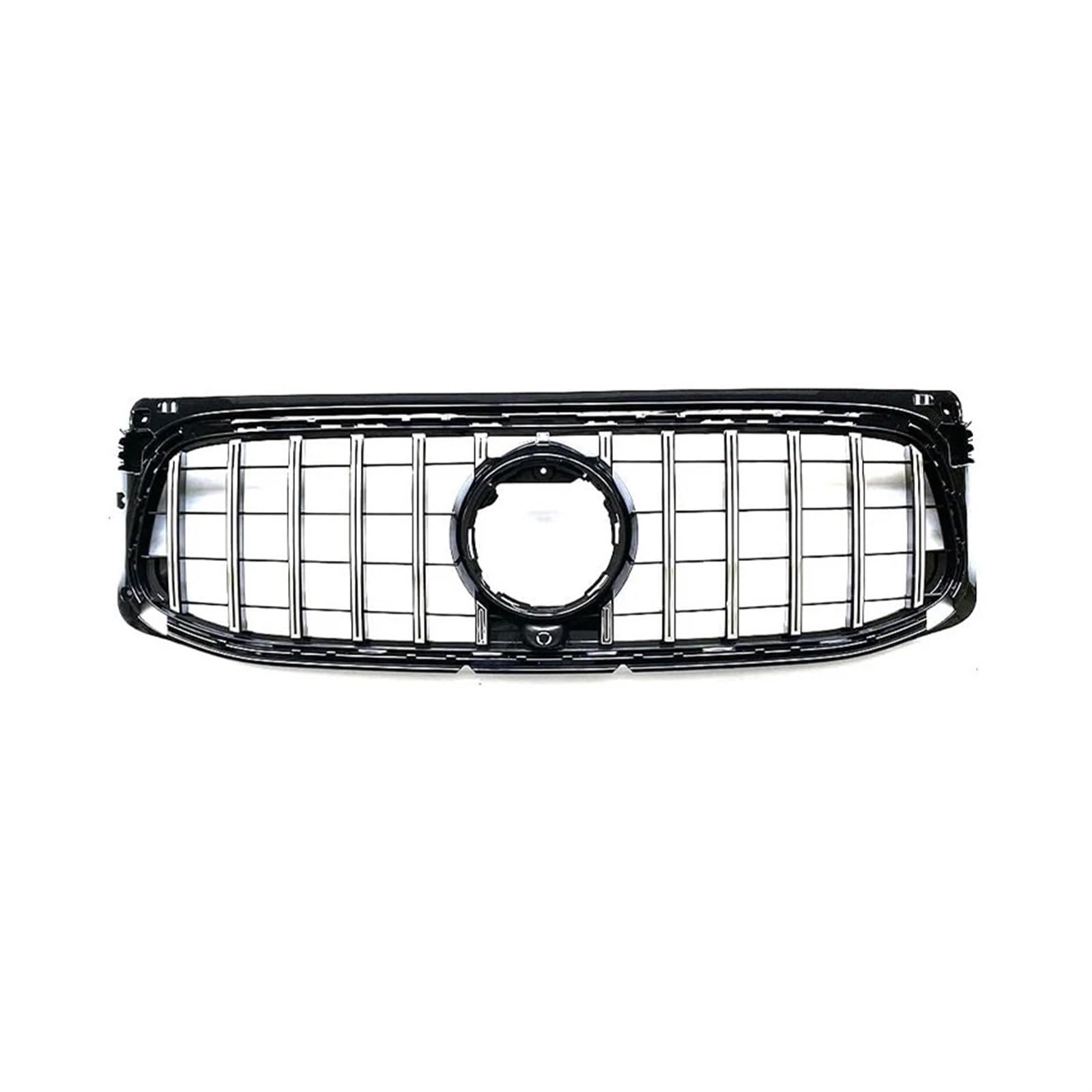 Frontgrills Für Benz Für GLB-Class X247 2020 2021 + Auto Stoßstange Haube Mesh Front Grill Oberen Silber Grille Front Bumper Grille(212)