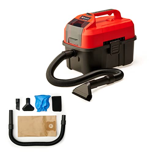 Einhell Akku-Nass-Trockensauger TE-VC 18/10 Li-Solo Power X-Change (10 Liter Tank, inkl. 2 m-Schlauch, Fugen-/Bürstendüse + Polster-/Universaldüse, ohne Akku und Ladegerät)