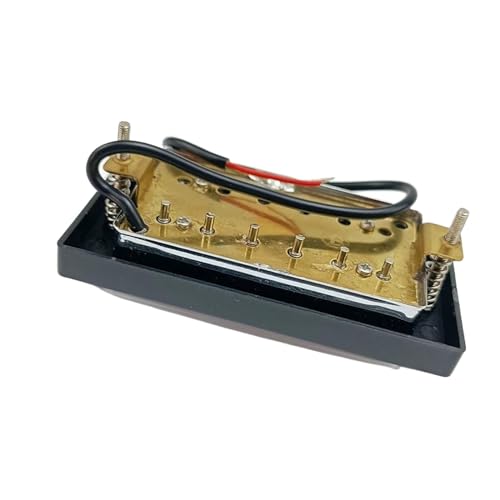 E-Gitarre Pickup Neck Bridge Pickup Für E-Gitarre Brass Cover Guitarra Pickup e gitarren tonabnehmer (Color : Neck)