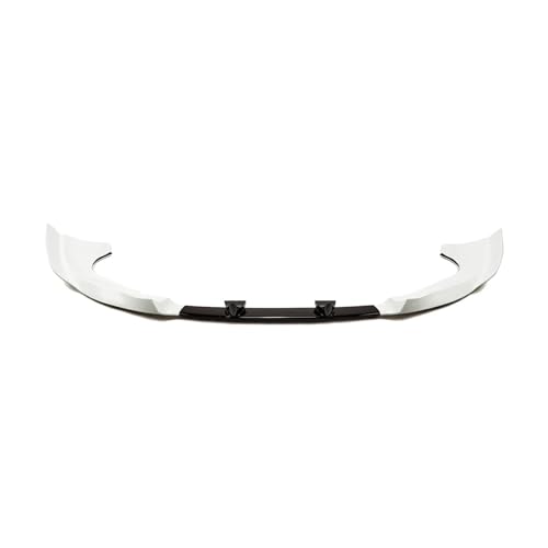 Splitter Auto Frontstoßstange Lippe Glänzend Schwarz Carbon Fiber Style Body Kit Für Jeep Für Grand Für Cherokee SRT8 2012-2016 Für SRT Splitter Spoiler Frontlippe(White Black)