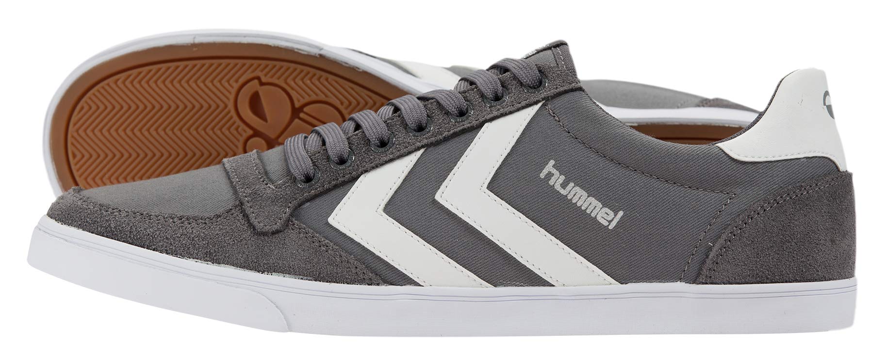 hummel Unisex Hummel Slimmer Stadil Low Low-Top Klassischer Schnürhalbschuh, Castle Rock White Kh, 36 EU