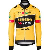 TEAM JUMBO-VISMA 2022 Winterjacke, für Herren, Größe 3XL, Rennradjacke, Rennradk