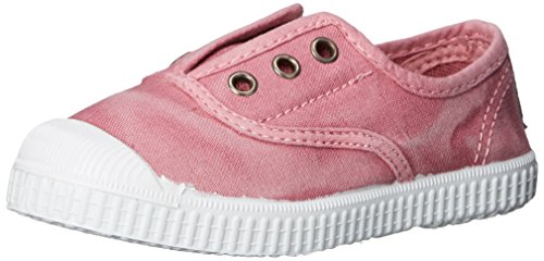 Cienta rosa elastischen Unisexbabyschuhe gleiten auf Stoff 27