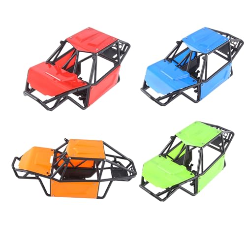 Pcivzxam 4-Teiliges Nylon-Rock-Chassis-Karosserie-Kit für 1/10 RC Crawler Car für Axial SCX10 II 90046 UTB10 Capra