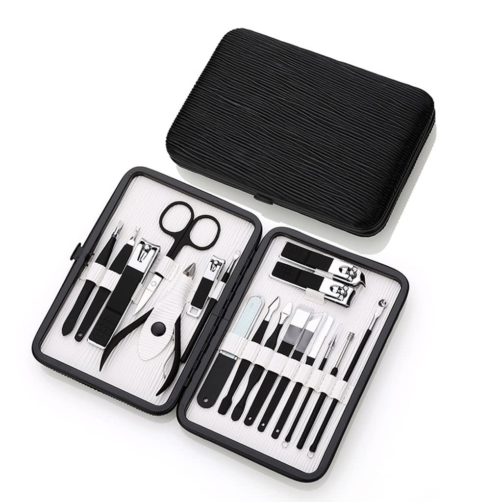 Maniküre-Set, professionelles Nagelknipser-Set, Pediküre-Pflegewerkzeuge, Edelstahl-Set für Reisen oder Zuhause (Farbe: D, Größe: wie abgebildet) (E wie abgebildet)