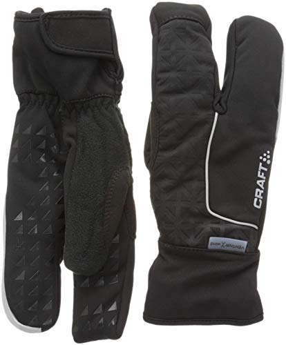 Craft Sibirischer Handschuhe, 3 Finger, Langlauf, Unisex L Schwarz