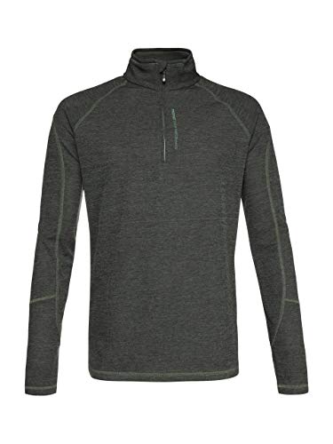 Protest Louisiana 20 1/4 Zip Top Polar, Herren, Grün, M