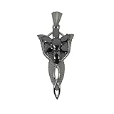 Herr der Ringe Arwens Abendstern schwarz Dark Years Collection 925 Silber