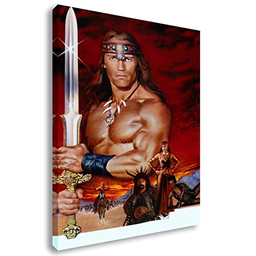 Leinwandbild Conan der Barbar | Arnold Schwarzenegger - Hollywood, Action - Movie - Film, Dekoration - Inneneinrichtung, Klein bis XXL