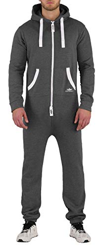 Finchman 32C1-5 FMJ18 Herren Jumpsuit Overall Onesie Dark Grey Gr. S