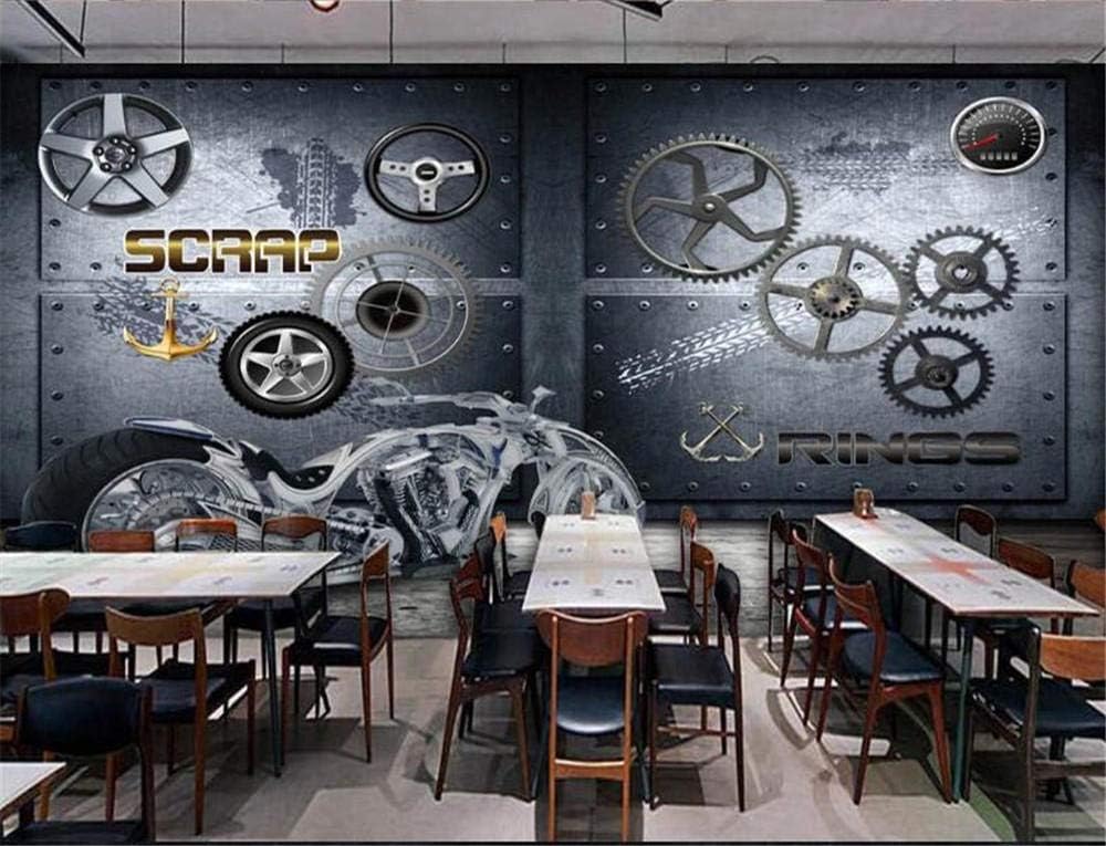 Industriemaschinen Motorräder Getriebe 3D Tapete Poster Restaurant Schlafzimmer Wohnzimmer Sofa TV Dekorative Wand-150cm×105cm