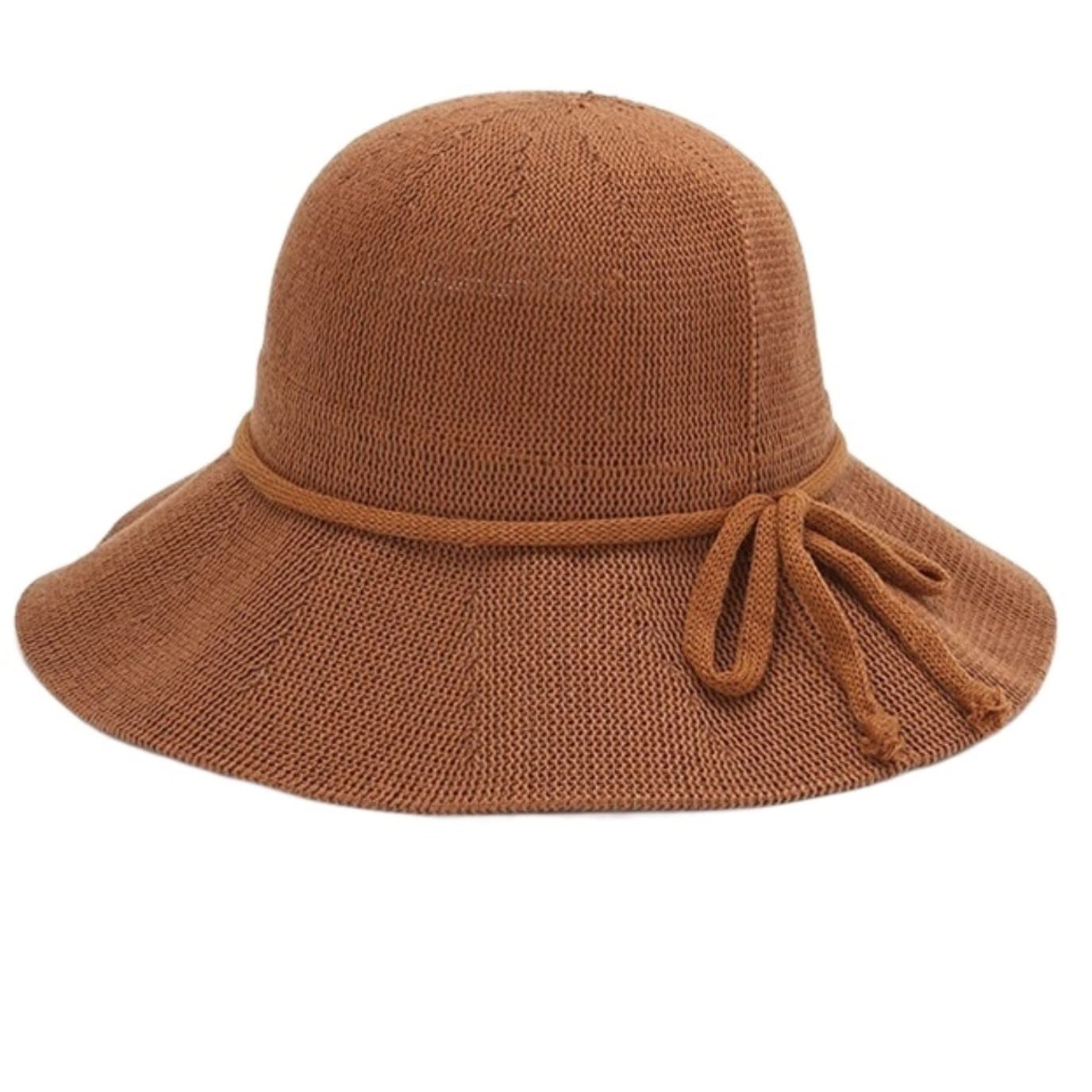 YIHANSS Sonnenhut Strandhut Damen Sonnenhut Bowknot Strohhut Breite Krempe Faltbarer Lässiger Fischerhut Sommer Strohhut Hüte