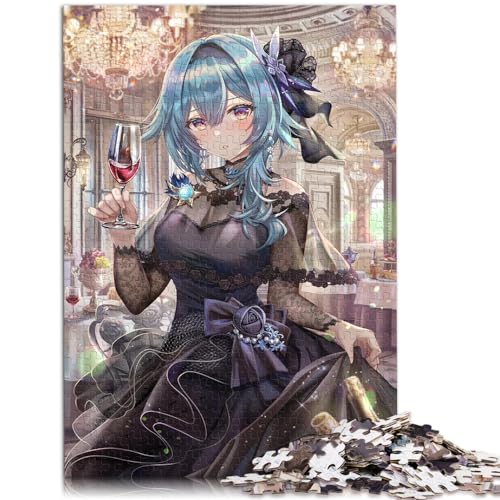 Spiel-Geschenk-Puzzle „Genshin Impact“ von Eula Lawrence, 1000-teiliges Puzzlespiel. Das Holzpuzzle ganze Familie 1000-teilige (50 x 75 cm)