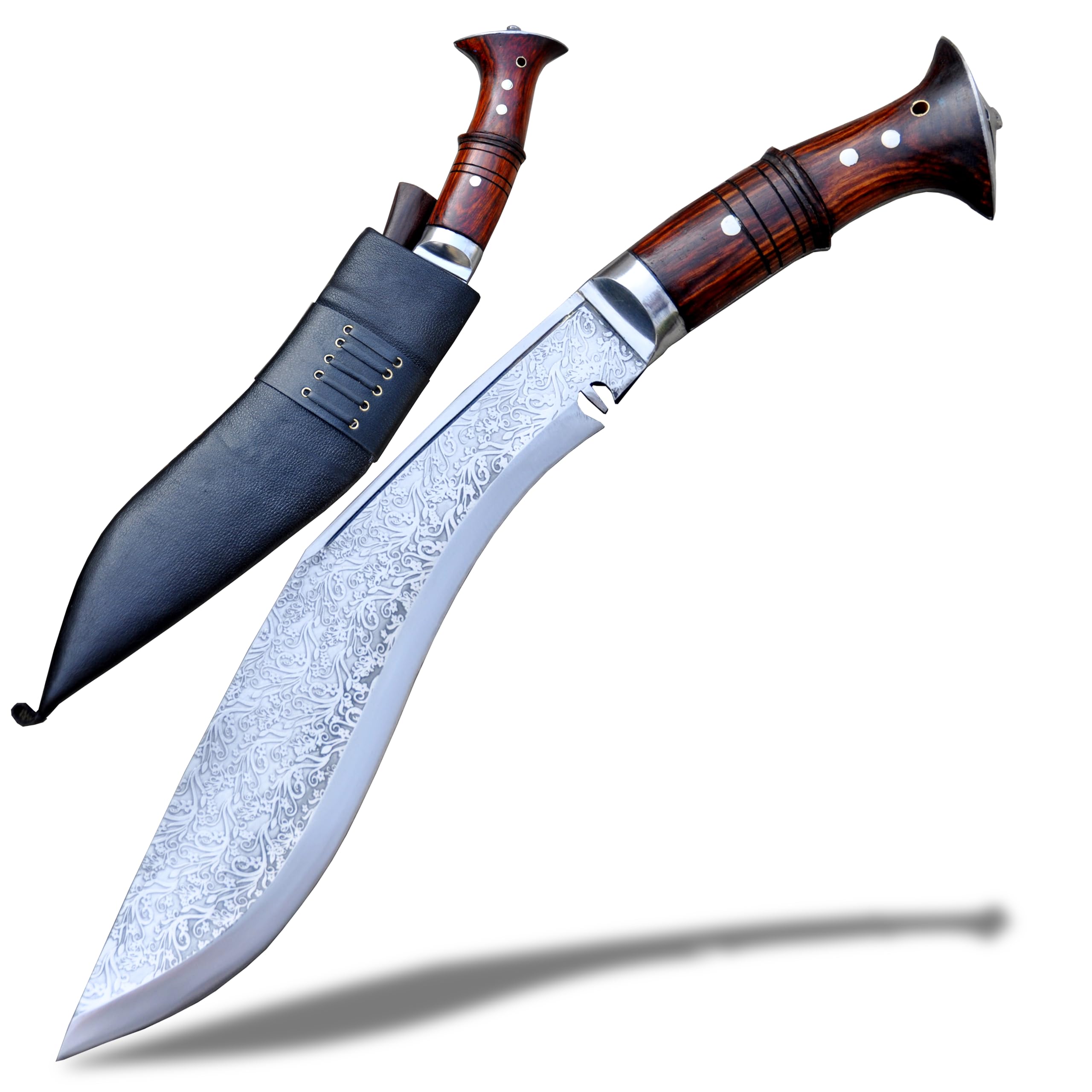 30 cm Lange Klinge Survival Khukuri-Kukri-Machete-Handgeschmiedetes großes Messer-Jagd- und Campingmesser-taktisches Messer