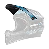 O'NEAL | Mountainbike-Ersatzteile | MTB Motocross | Ersatzschirm für den Backflip Helmet Eclipse V.23 | Spare Visor Backflip Helmet Eclipse V.23 | Grau EIS-Blau | One Size