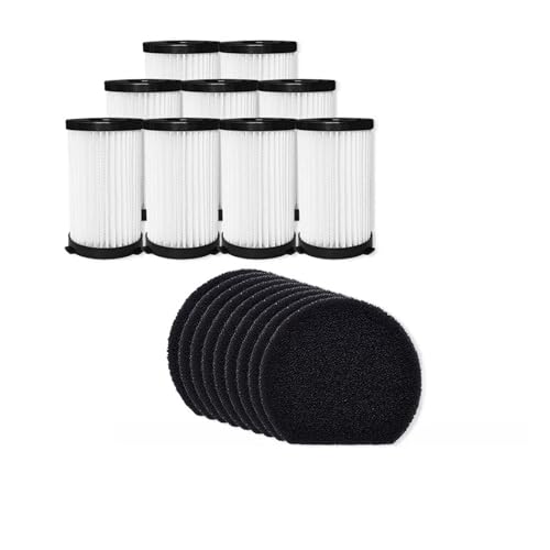 Zubehör Ersatzteile Filter. Kompatibel Mit Ariete Handy Force 2761 2759 RBT. Staubsaugerzubehör Filter(White-9 pcs)