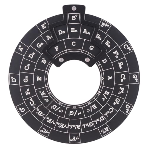 Aluminium-Melodien-Werkzeuge, Akkord, Rad der Fünftel, rund, Legierung, Melodien, Akkord-Werkzeug, musikalische Lernwerkzeuge, Tastaturinstrument, Übungshilfe