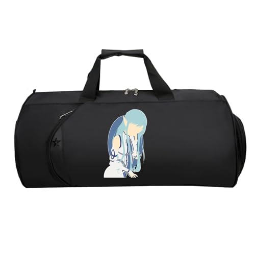 Swo-rd Art Onli-ne HandgepäCk Tasche, Faltbare Reisetasche HandgepäCk, Weekender HandgepäCk Koffer füR Herren Und Damen Flugzeug(Black 11)