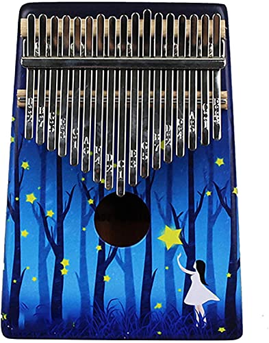 Kalimba Daumen-Qin, Daumenklavier, Fingerklavier | 17|| 21 Tasten Kalimba, traditionelles Musikinstrument, Taschen-Daumenfingerklavier, Mbira-Klavier for Musikliebhaber, (18 cm x 13 cm), 17 Noten F (F