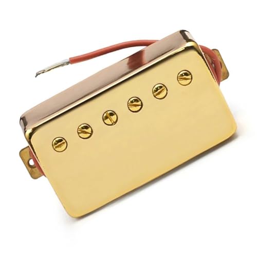 E-Gitarre Humbucker Hals Pickup Messing Abdeckung Guitarra Pickup verstellbare Schrauben Single-Coil-Tonabnehmer (Color : 2)