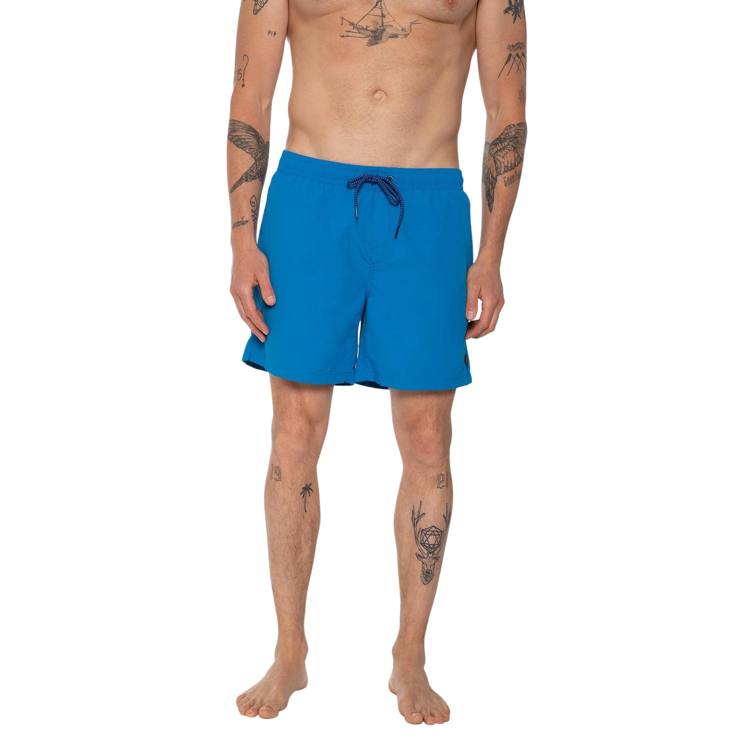 Protest Men Strandshorts Faster Medium Blue XXL