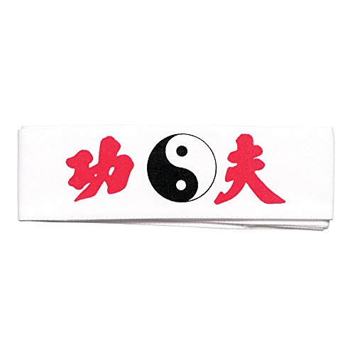 Stirnband - Kung Fu mit Yin Yang