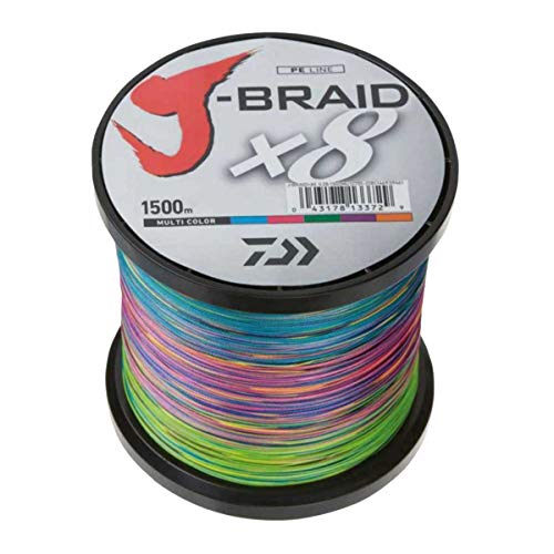 Daiwa - jbraid 8 Braid 1500, Farbe Mehrfarbig, Größe 0.280 mm