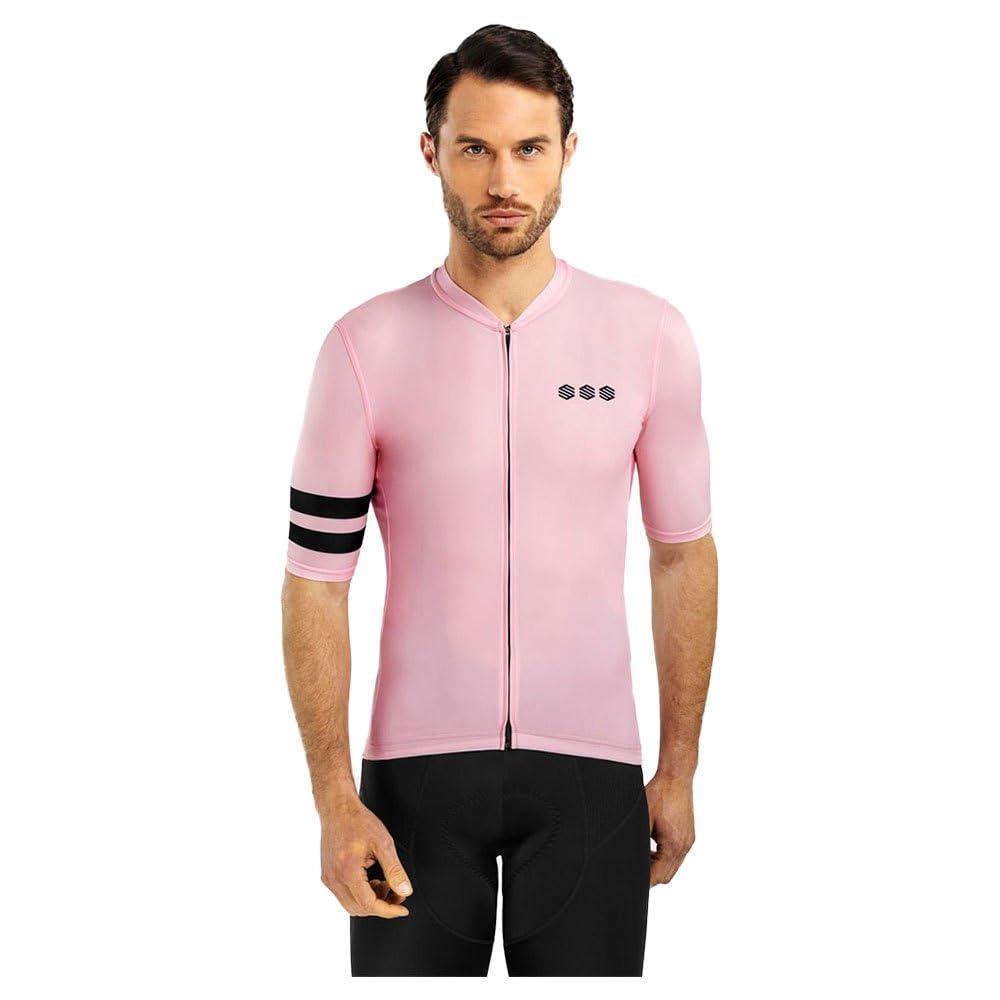 SIROKO - Radtrikot M2 Ronda - L - Bubblegum Pink/Schwarz