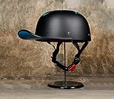 Retro Halb Offener Motorradhelm Open Face Halbhelme - ECE Zertifizierung Baseball Cap Style Helm - Männer Und Frauen Motorrad Halbschale Helm Für Bike Cruiser Chopper Moped Scooter JetHelm