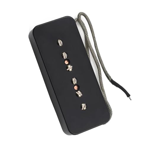 Schwarze E-Gitarre Humbucker Bridge Pickup Ersatzteile mit verstellbaren Schrauben Single-Coil-Tonabnehmer