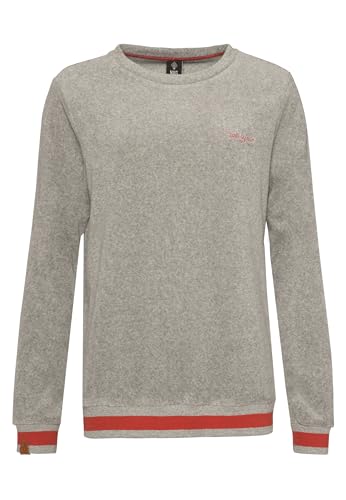 Protest Damen Nxg Anny Sweatshirt, Dark Grey Melange, XL